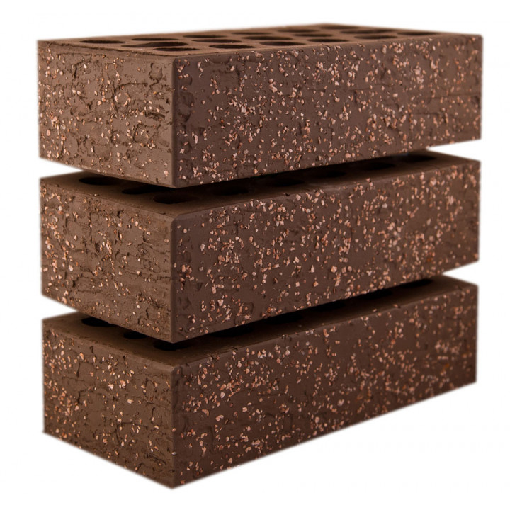 Кирпич Керма PREMIUM "Brown Granite 1 NF" одинарный с доставкой в Камышине