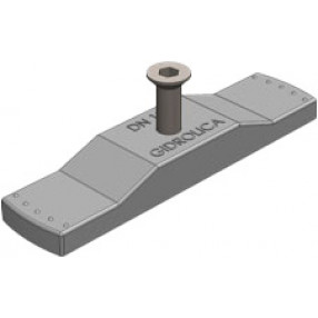 Крепеж для пластикового водоотводного лотка gidrolica dn100 и решетки рв-10.13,6.100